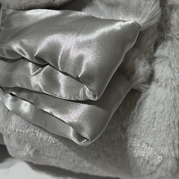 Cloud Island Gray Satin Edge Baby Blanket - Picture 9 of 10